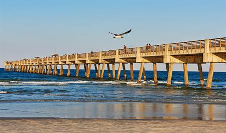 Jacksonville Beach in Florida